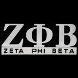 Zeta Phi Beta Car Emblem Sticker